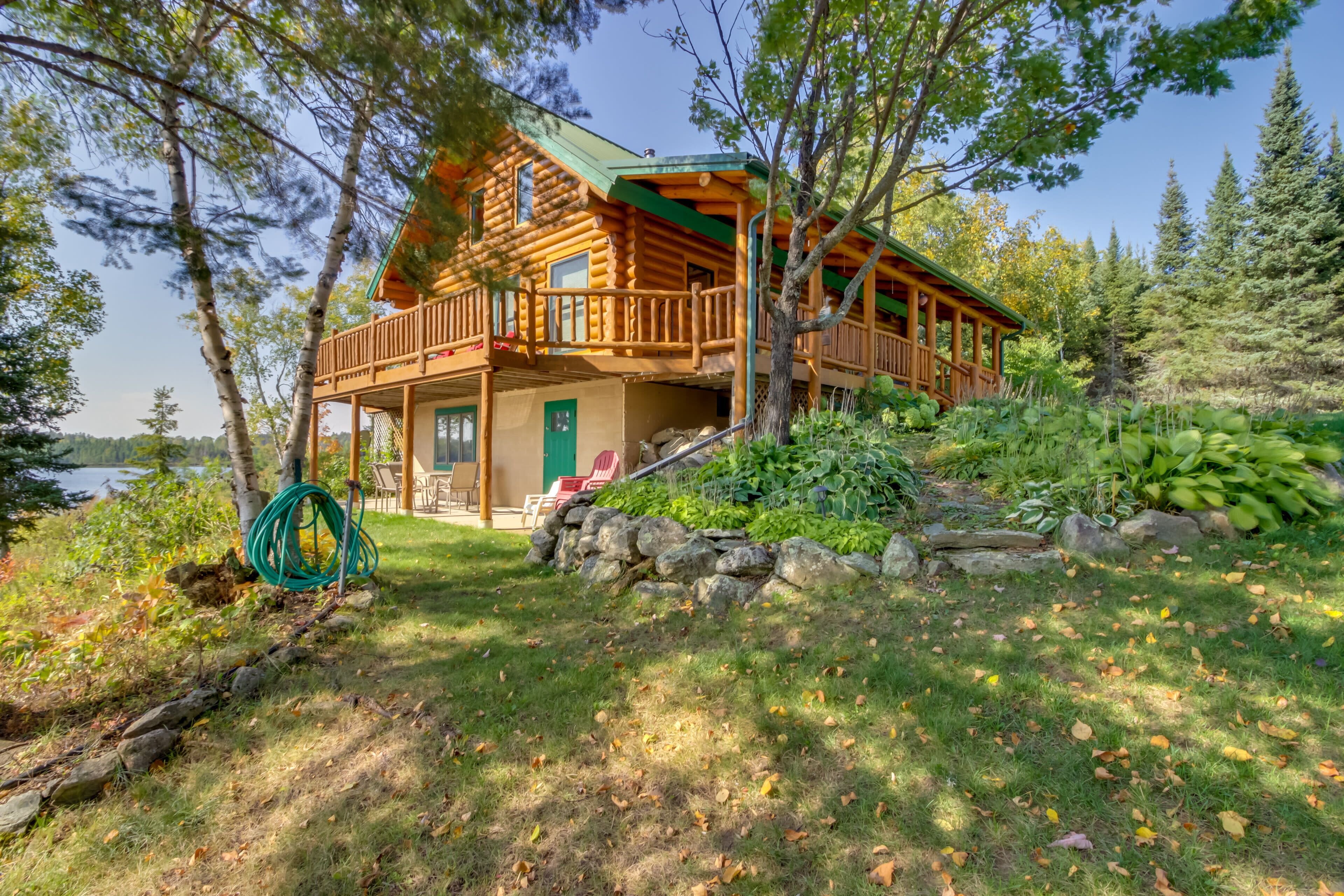 Log Cabin & Detached Recreation Room ~ Located on Secluded Bay with Private Dock