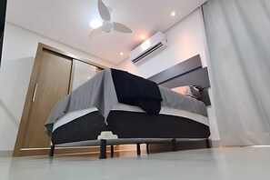 Apartamento | 1 quarto, cortinas blackout, ferros/tábuas de passar roupa