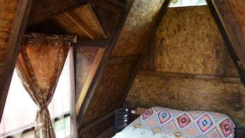 Cabaña económica | Área de sala de estar