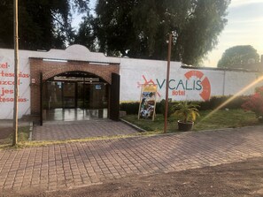 Voorkant van accommodatie