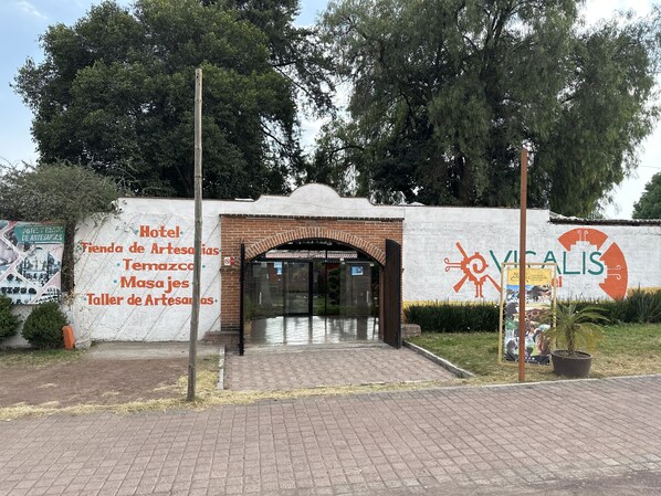 Voorkant van accommodatie