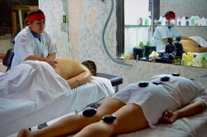 Hotstone-massages, massagebehandelingen