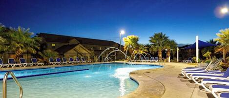 Una piscina climatizada