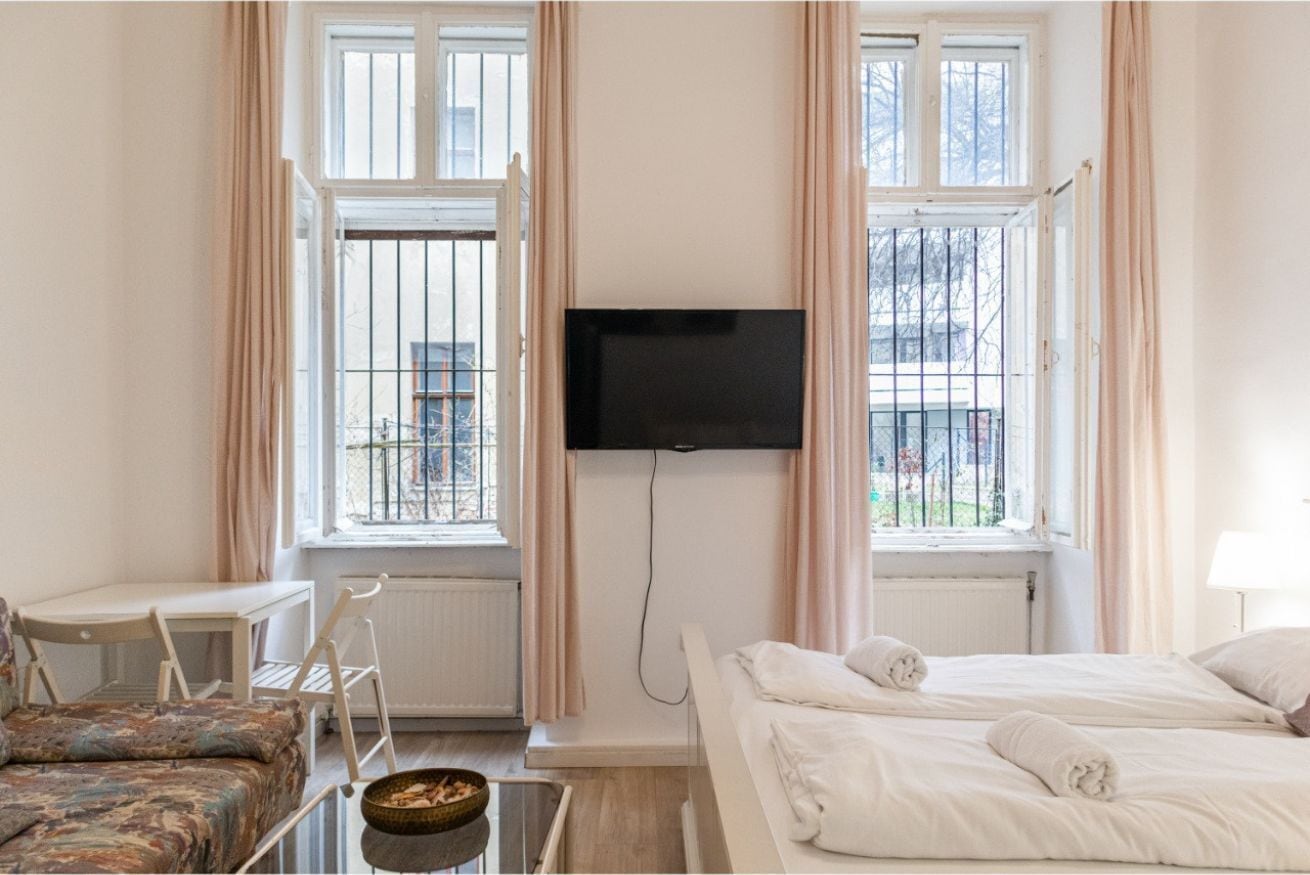 1 makuuhuone, silitysrauta/-lauta, Wi-Fi, vuodevaatteet