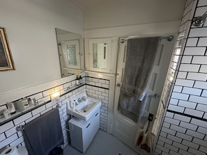 Towels, soap, toilet paper