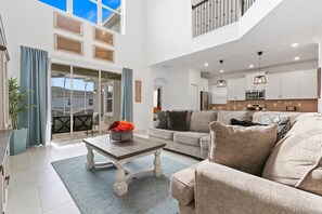 House, Multiple Beds, Pool Access, Pool View (KBS1113) | Living area - 1113 Kingsbarn st (Davenport)