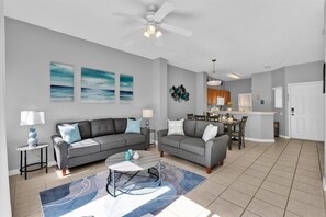 House, Multiple Beds, Hot Tub (VBP4752) | Living area - 4752 Vero Beach Place (Kissimmee)