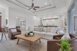 House, Multiple Beds, Pool Access (SAN3337) | Living area - 3337 Sandpiper Drive (Punta Gorda)