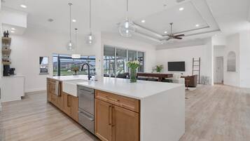 House, Multiple Beds, Pool Access (SAN3337) | Private kitchen | Coffee/tea maker