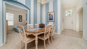 House, Multiple Beds, Pool Access, Pool View (FP8150) | Dining - 8150 fan Palm way (Kissimmee)