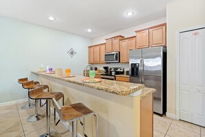 House, Multiple Beds, Pool Access, Pool View (BIS8941) | Private kitchen | Coffee/tea maker, electric kettle - 8941 Bismark Palm rd (Kissimmee)