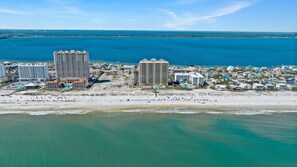 On the beach - Emerald Isle 607 Beachfront Condo | Pool, Gym | My Beach Getaways (Pensacola Beach)