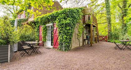 Landhaus 'Les Gîtes Du Robelier - L'étang' mit Privatterrasse, Gemeinschaftsgarten und WLAN