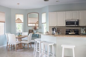 Fridge, microwave, oven, stovetop - Pet-Friendly House w/ Pool & Beach Access (Rotonda West)