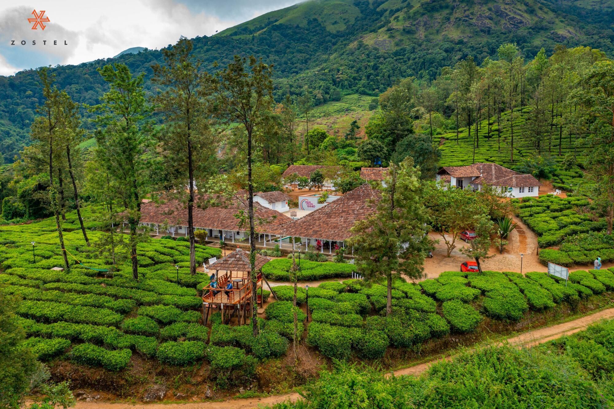 Majoituspaikan julkisivu