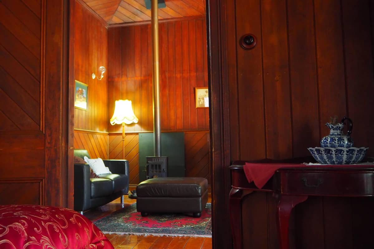 Romantic Cabin | Premium bedding, down comforters, pillowtop beds, individually decorated