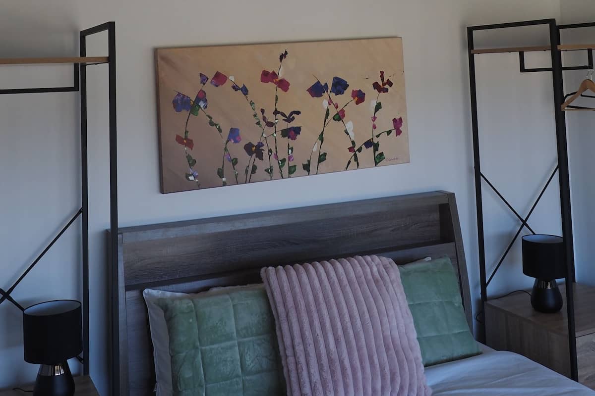 Premium bedding, down comforters, pillowtop beds, individually decorated