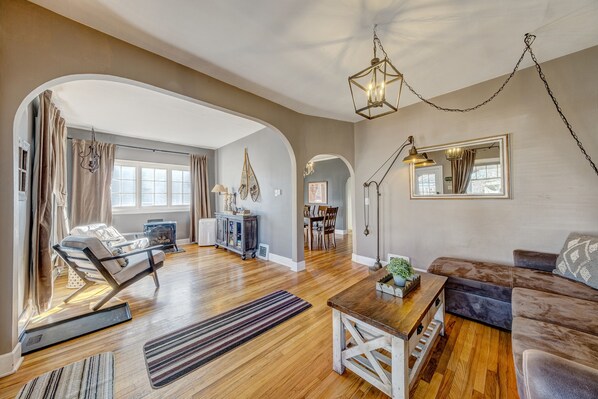 TV connectée, cheminée