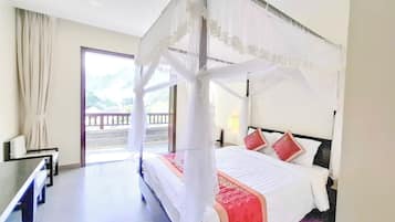 Deluxe Double Room Single Use, Valley View | Individually furnished, desk, laptop workspace, free WiFi