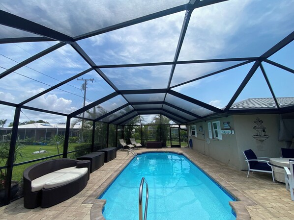 Beheizter Pool