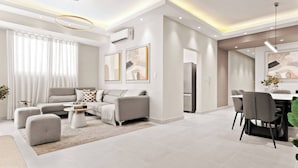 Apartemen, 2 kamar tidur, akses difabel, Boleh Merokok | Area keluarga