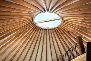 Interior - Modern Yurt w River Access, Hot Tub, WiFi & Grill (Wardensville)