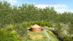 Exterior - Modern Yurt w River Access, Hot Tub, WiFi & Grill (Wardensville)