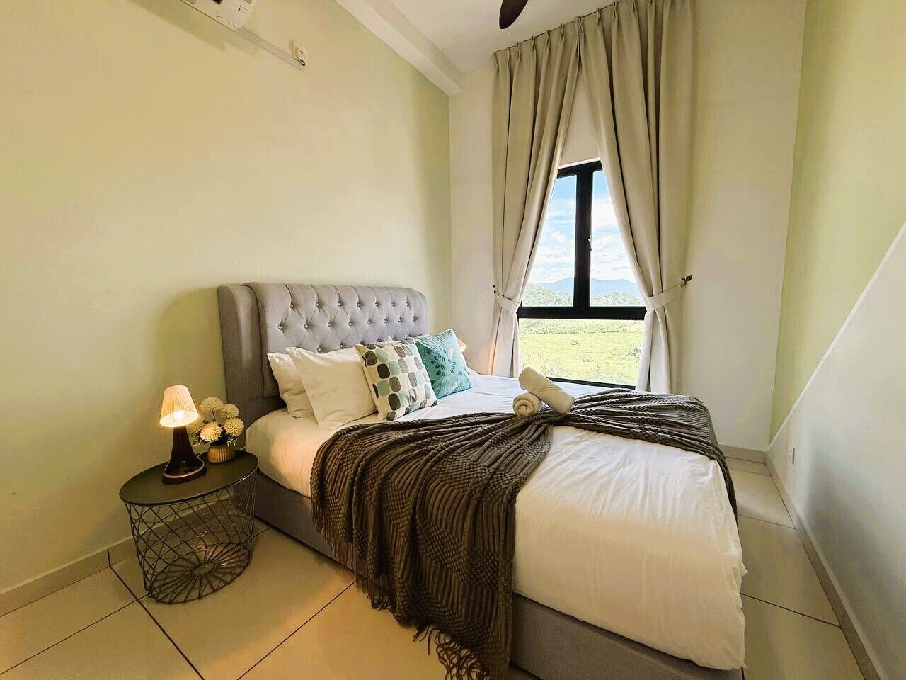 Apartamento | Cortinas opacas, tabla de planchar con plancha, wifi gratis