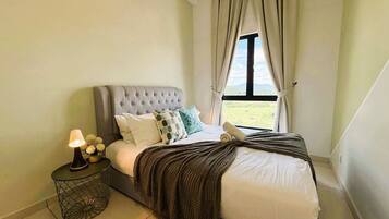 Apartamento | Cortinas opacas, tabla de planchar con plancha, wifi gratis