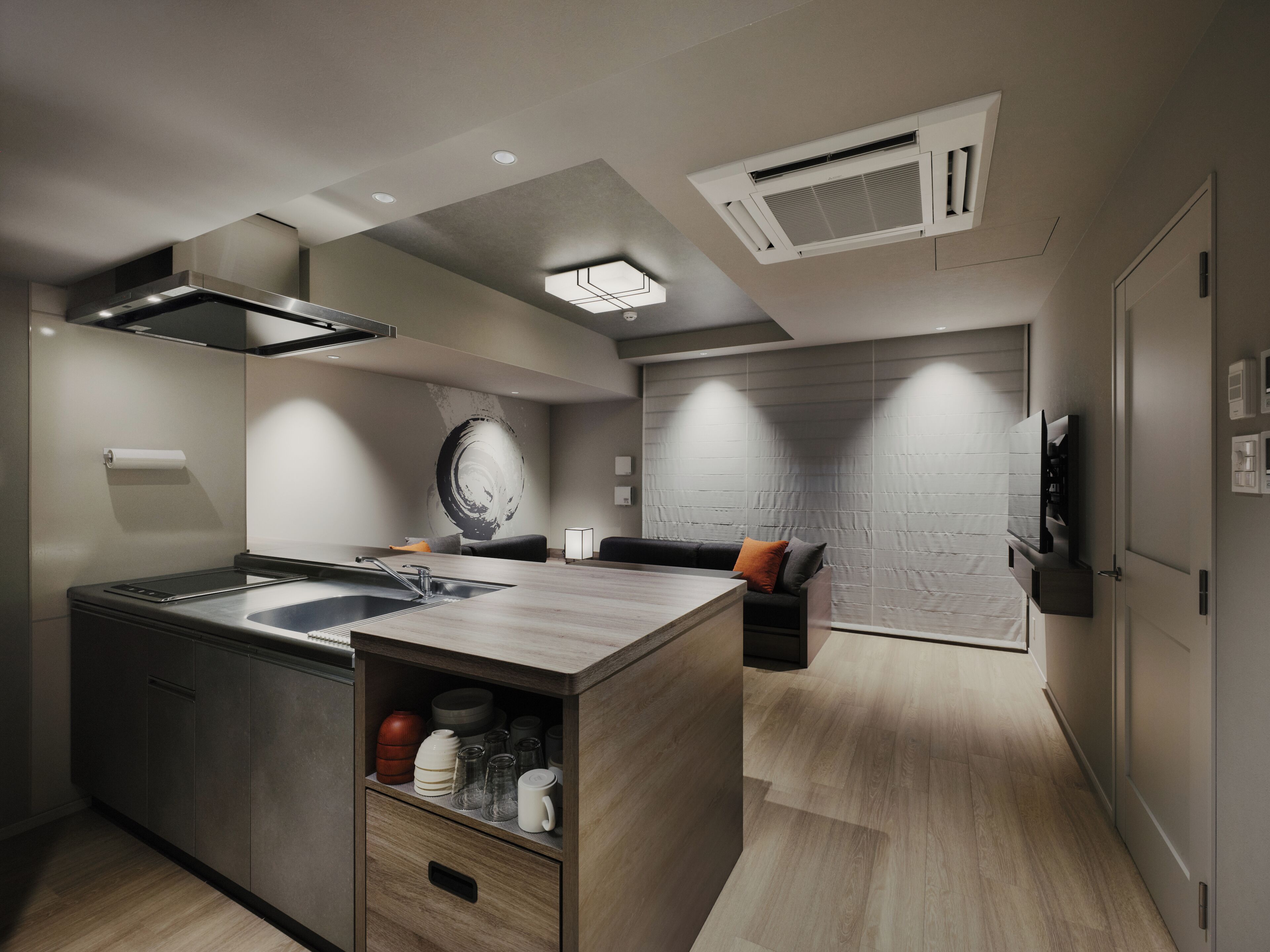 Suite estudio, no fumadores, balcón (1 Bedroom, Japanese)