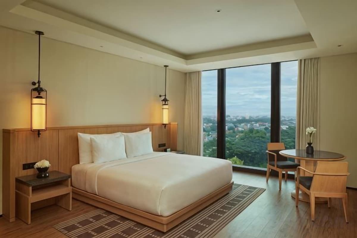 Free minibar, in-room safe, blackout curtains, soundproofing