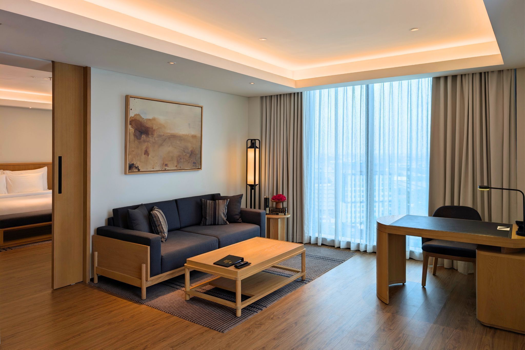 Wijaya Suite | Living area | 55-inch LCD TV with digital channels