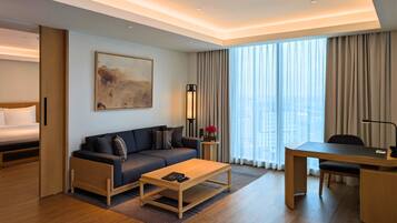 Wijaya Suite | Living area | 55-inch LCD TV with digital channels
