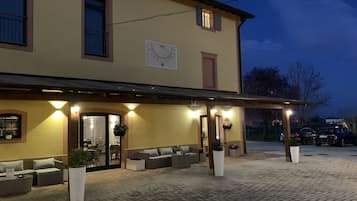 Front of property - evening/night