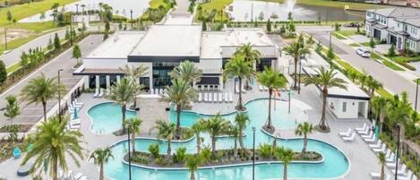 Una piscina climatizada