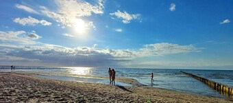 Charmerende ferielejlighed Vincent nær stranden