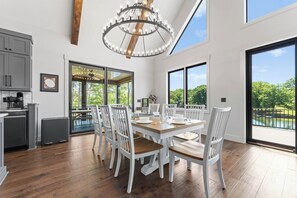 Dining - Waterslide, Pool & Theater, Sleeps 21 | Gray Fox Lodge by AvantStay (Sherrills Ford)