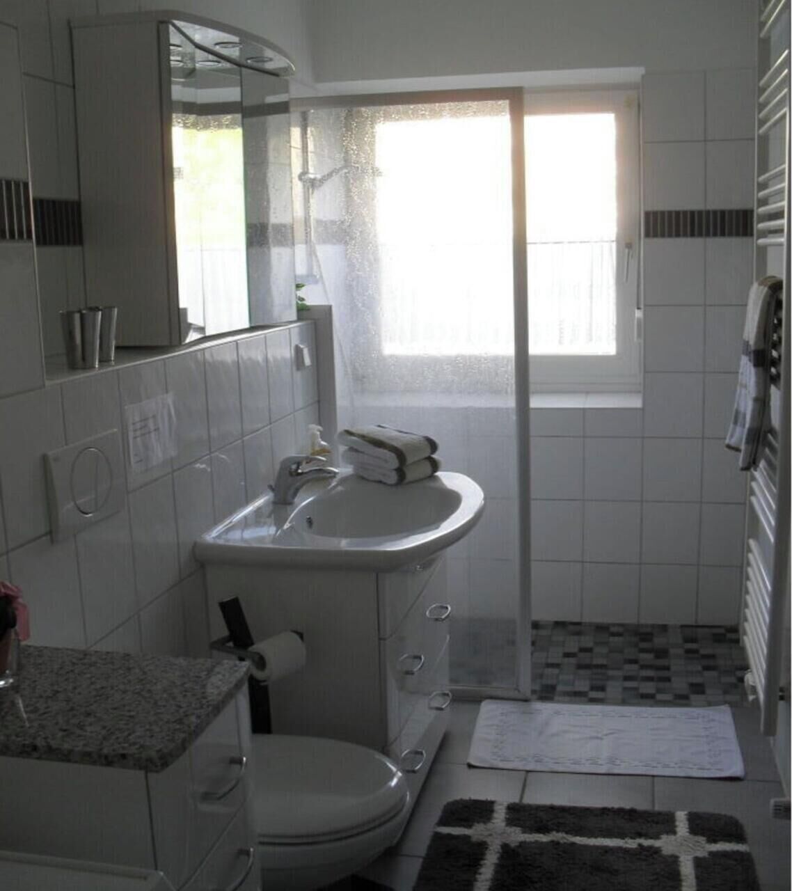 Dusche, Handtücher