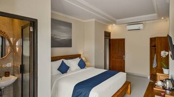 Deluxe-rum | Minibar, gratis wi-fi och sängkläder