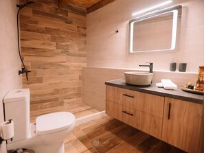 Ferienhaus, 3 Schlafzimmer, Raucher, Balkon | Badezimmer