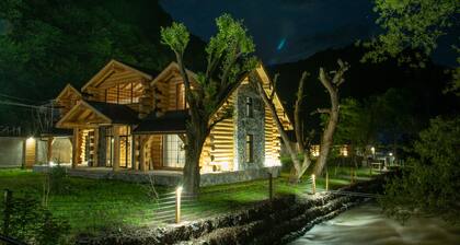 Tremendous 5-bedroom chalet in Gosh with WiFi, AC,Outdoor Pool, Sauna&Jacuzzi