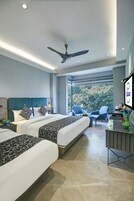 Family Studio, Multiple Beds, City View | Premium bedding, memory foam beds, minibar, desk