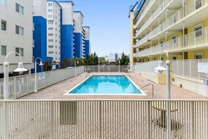 Pool - Two Bedroom Beachfront Condo with an Outdoor Pool (Ocean City)