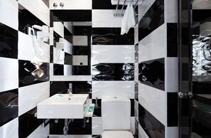 Gratis toiletartikelen, een haardroger