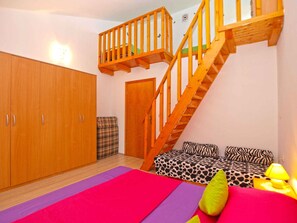 1 bedroom, iron/ironing board