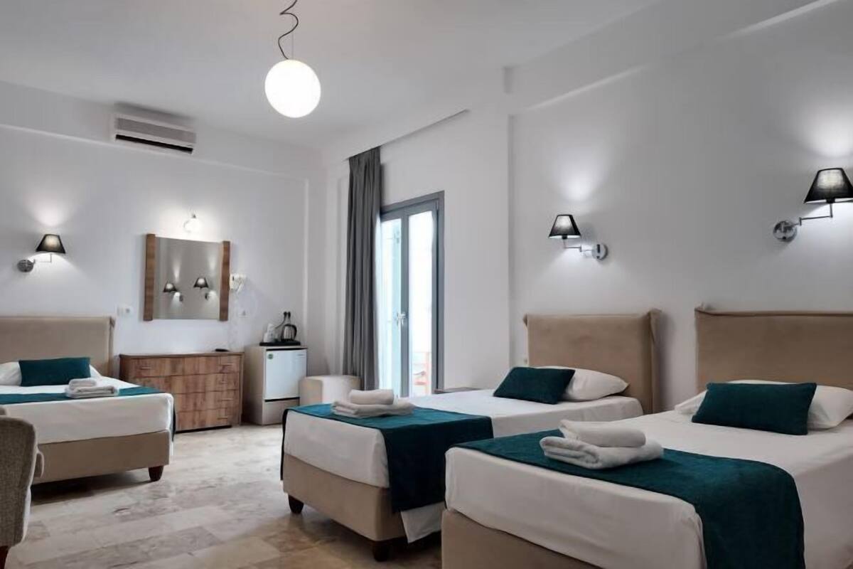 Iron/ironing board (on request), WiFi (free), bed sheets