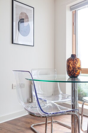Apartment | Living area | 37-inch TV with satellite channels, Netflix, streaming services - The Whitecross Street Apartment (London)
