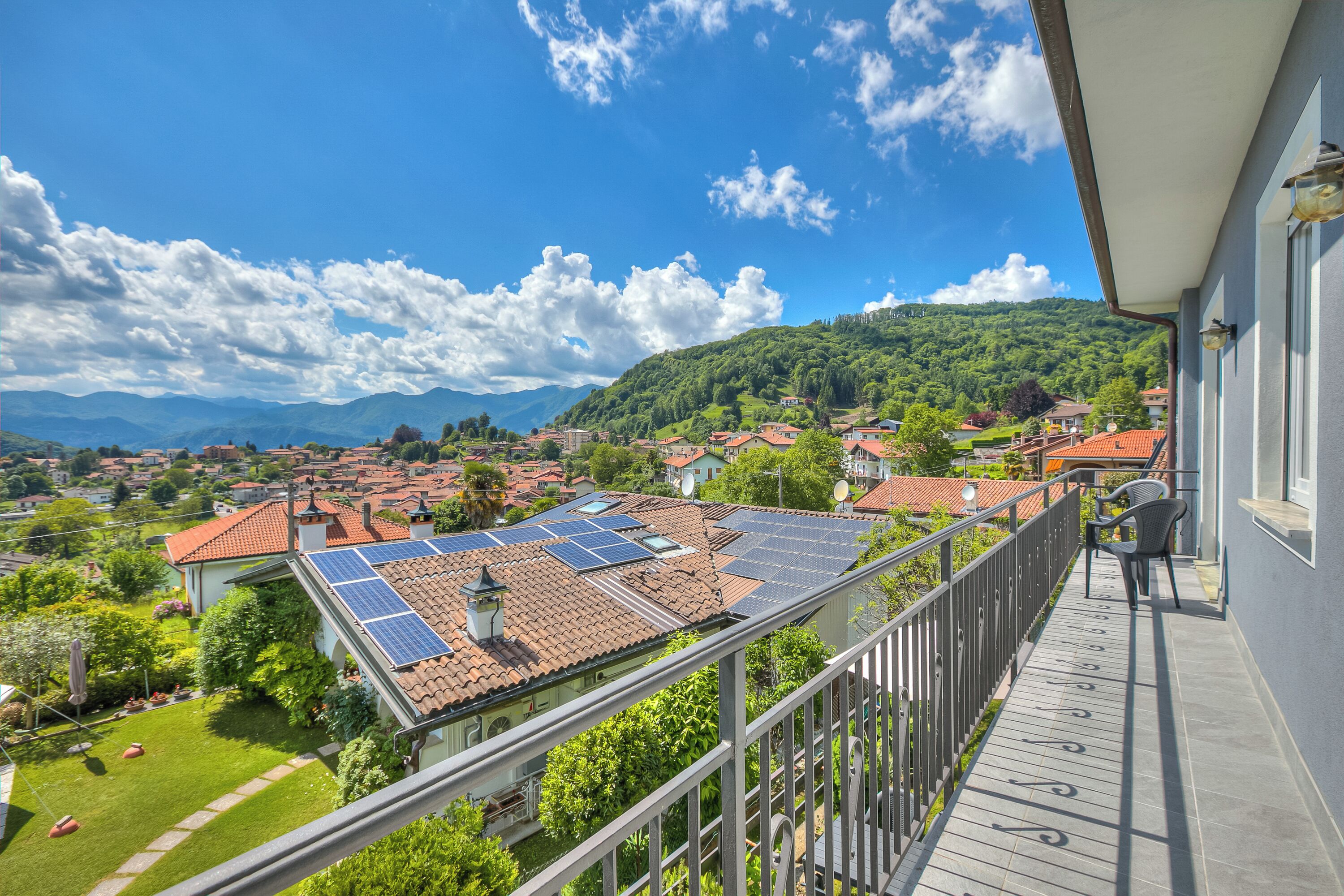 Family Apartment, Multiple Bedrooms, Mountainside (Zio Enry Terrace Apartment Orta Lake) | Mountain view