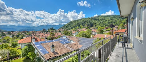 Family Apartment, Multiple Bedrooms, Mountainside (Zio Enry Terrace Apartment Orta Lake) | Mountain view