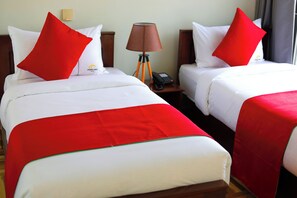 ห้องสแตนดาร์ดทวิน | โต๊ะทำงาน, Wi-Fi ฟรี, ผ้าปูที่นอน